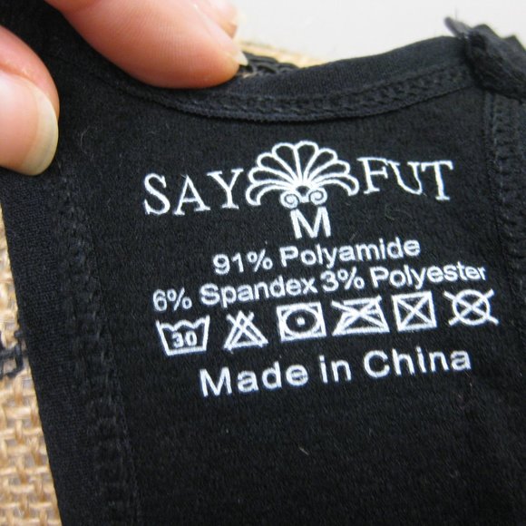 NWOT Say Fut padded yoga sports bra M medium - Picture 4 of 4